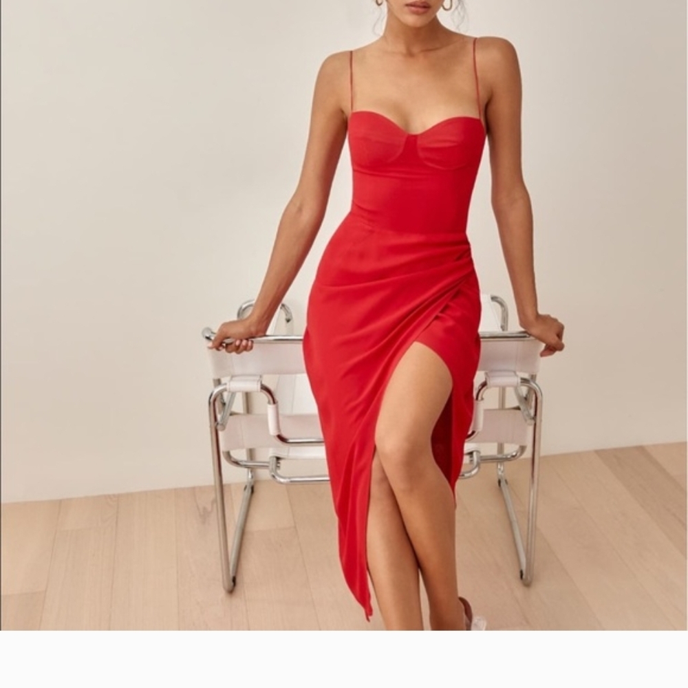 Reformation Scarlet Midi Dress